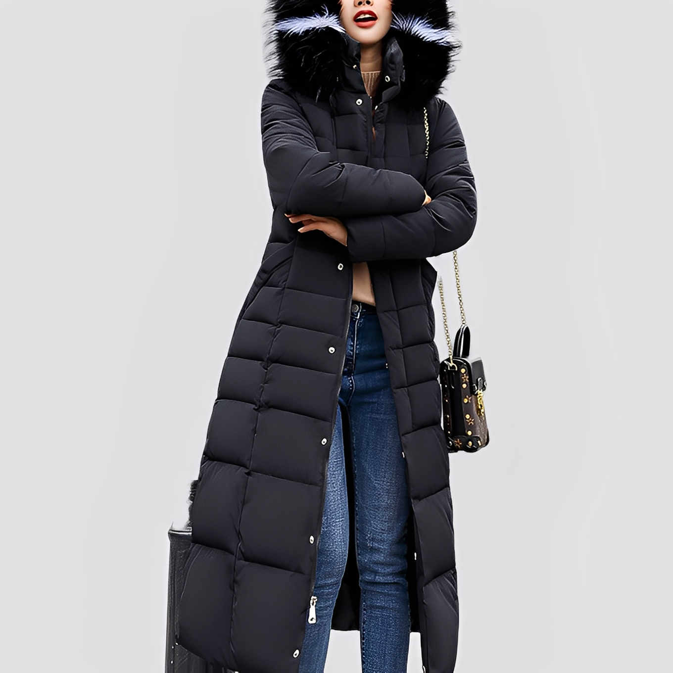 Mollie - Moderní, hřejivý dlouhý kabát pro ženy