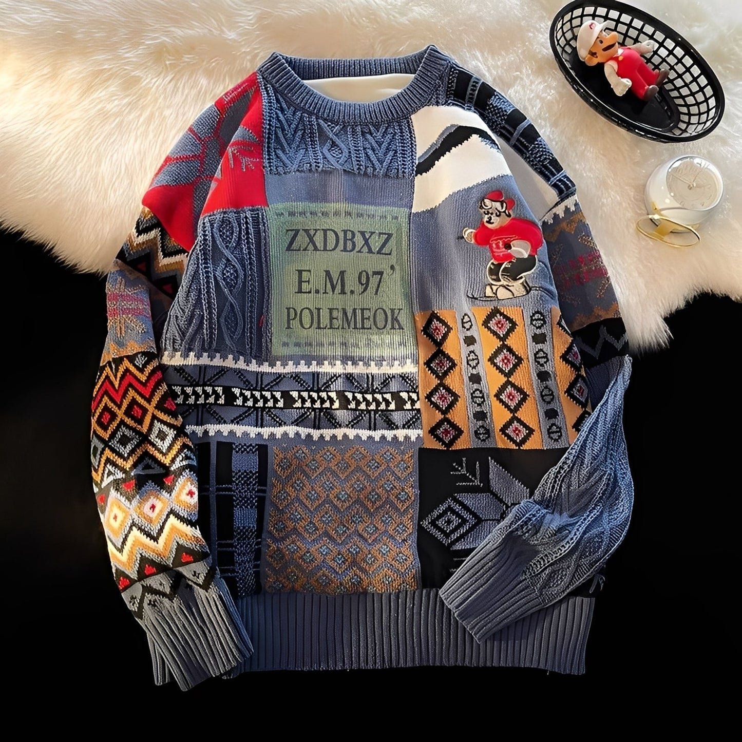 Charles - Elegantní, ležérní dámský vánoční svetr