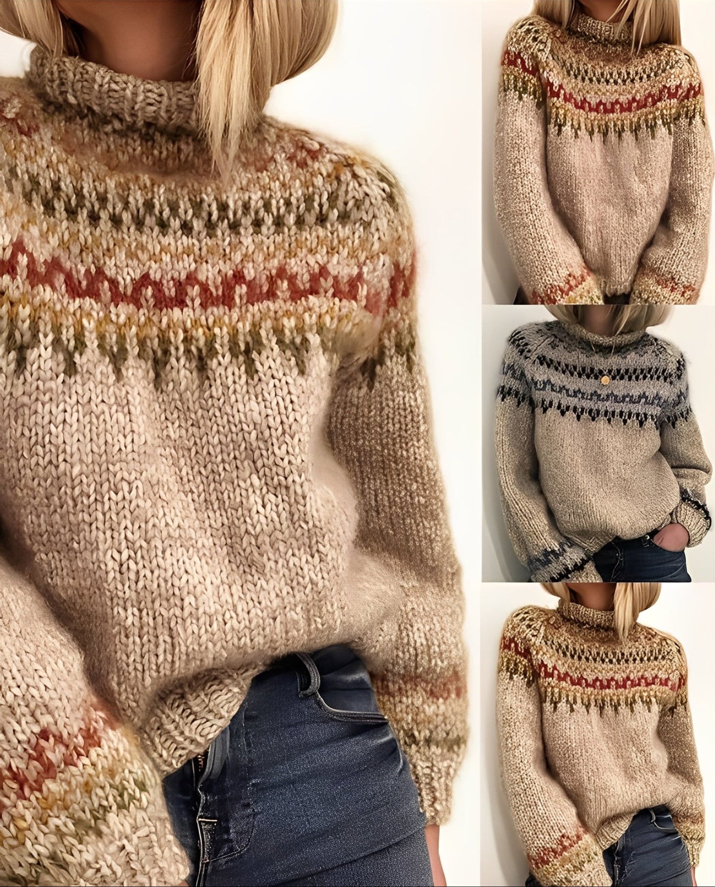 Macey - Žensky silně pletený svetr