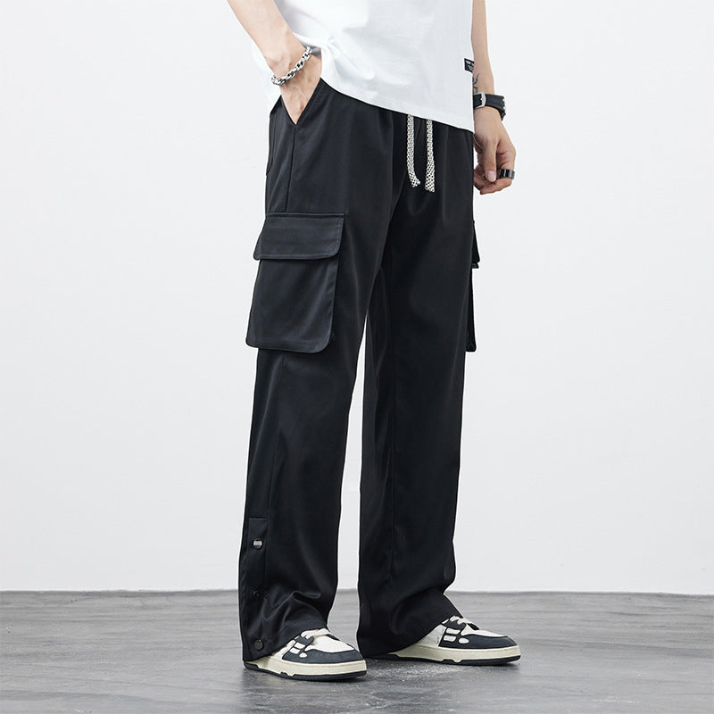 Jeffrey - Pohodlné, rovně střižené cargo-joggingové kalhoty pro muže