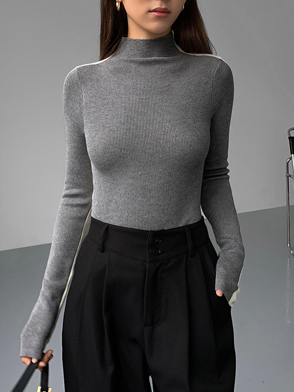 Tabea – Dvoubarevný oboustranný strikací top