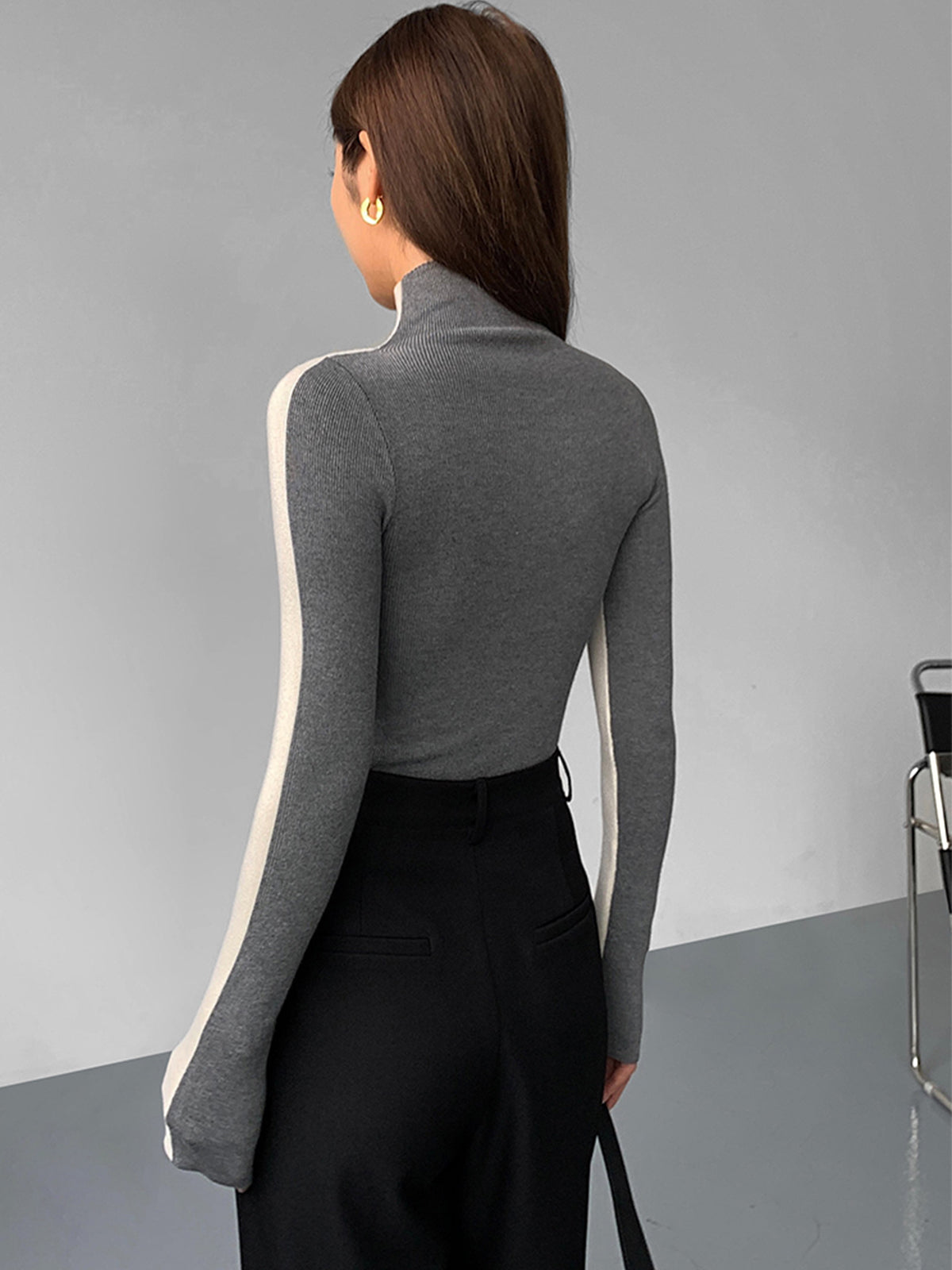 Tabea – Dvoubarevný oboustranný strikací top