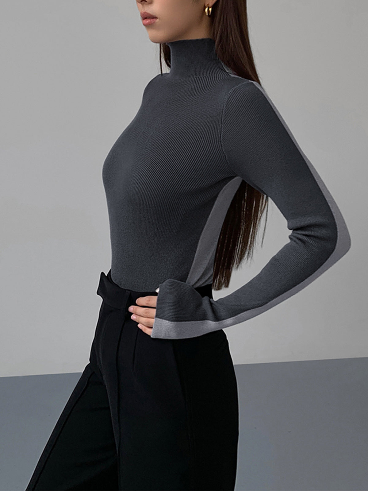 Tabea – Dvoubarevný oboustranný strikací top