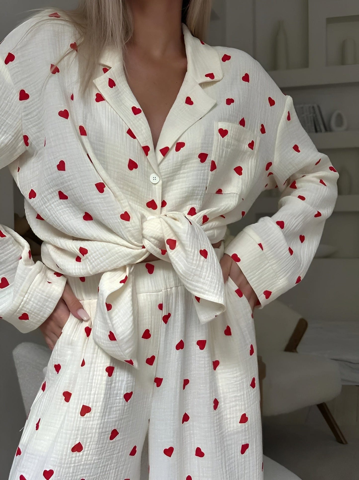 Lola – Stylové pyžamo s motivy srdcí