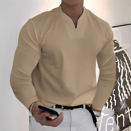 Corentin - Pohodlná košile s dlouhými rukávy pro muže