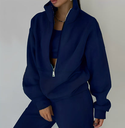 Mélissa - Souprava dvou kusů oversize pohodlná z teplákoviny