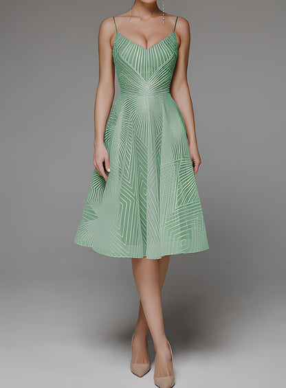 Anabelle - Hezké šaty s tenkými ramínky bez rukávů pro ženy