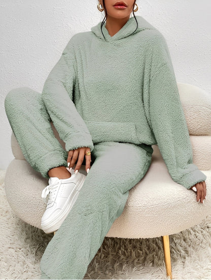 Hailie - Snadná a pohodlná fleecová souprava s kapucí pro ženy