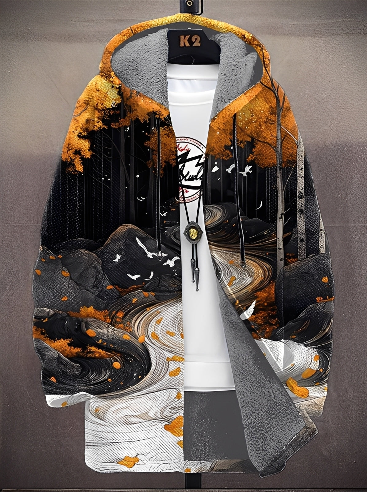 Oscar - Moderní a umělecká pánská mikina s kapucí