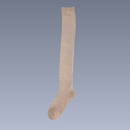 Shirlee - Stylové, hřejivé, silné nadkolenní ponožky