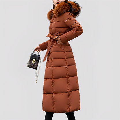 Mollie - Moderní, hřejivý dlouhý kabát pro ženy