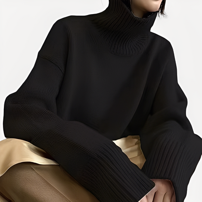 Amilia - Stylový, volně padající dámský rolák