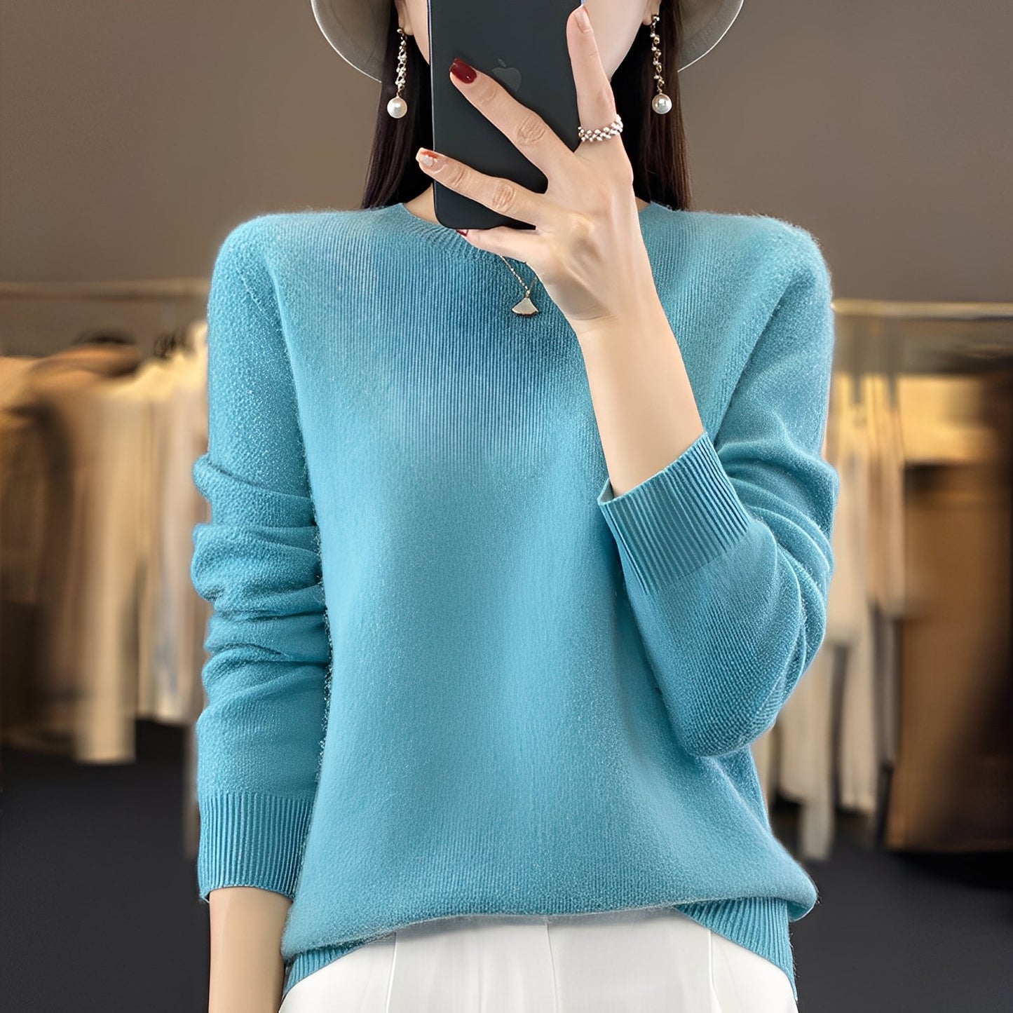 Cheyanne - Stylový kašmírový svetr pro ženy