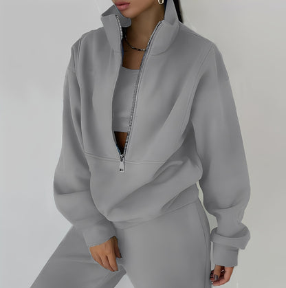 Mélissa - Souprava dvou kusů oversize pohodlná z teplákoviny