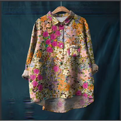 Garance - Klasická dámská halenka s dlouhými rukávy