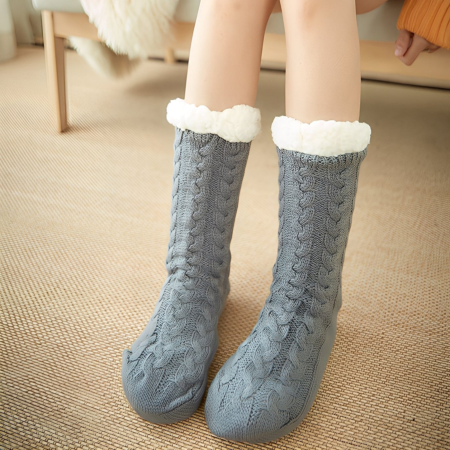 Jessica - Teplé zimní měkké ponožky pro ženy a muže