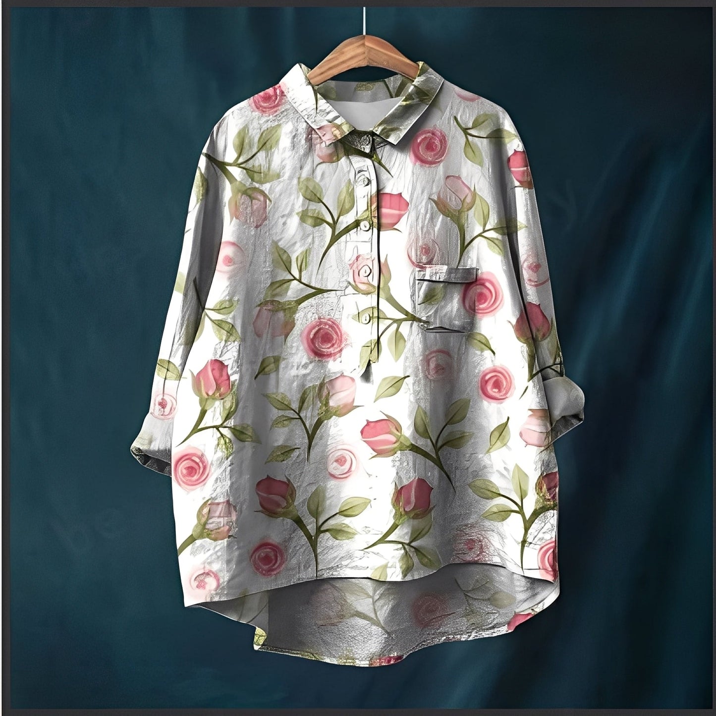 Garance - Klasická dámská halenka s dlouhými rukávy