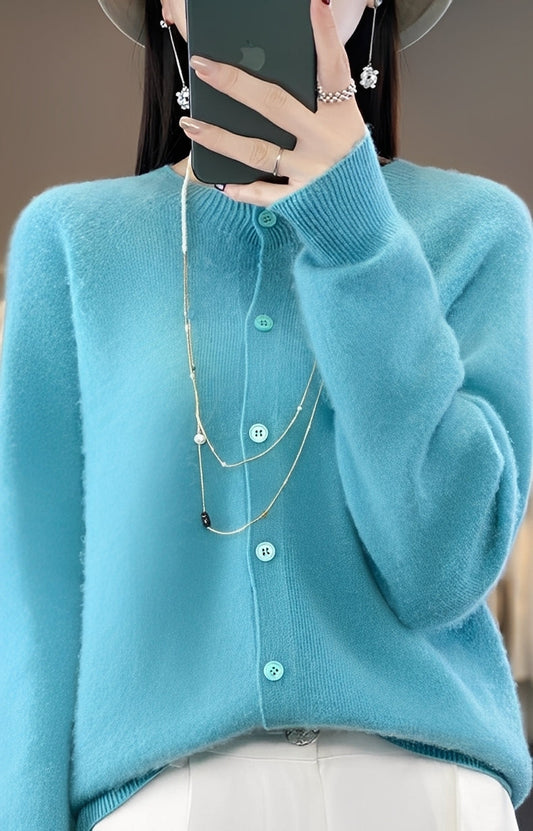 Addie - Moderní dámský kašmírový svetr