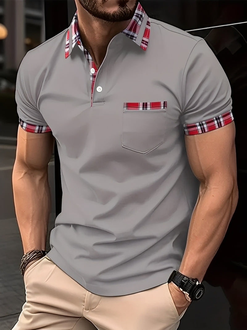 Ryker - Pánské polo triko s moderním designem a kapsou