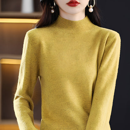 Natille - Příjemný kašmírový svetr z vlny pro ženy