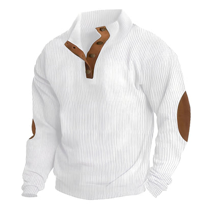 Clark - Trvanlivý, komfortní manšestrový svetr pro muže