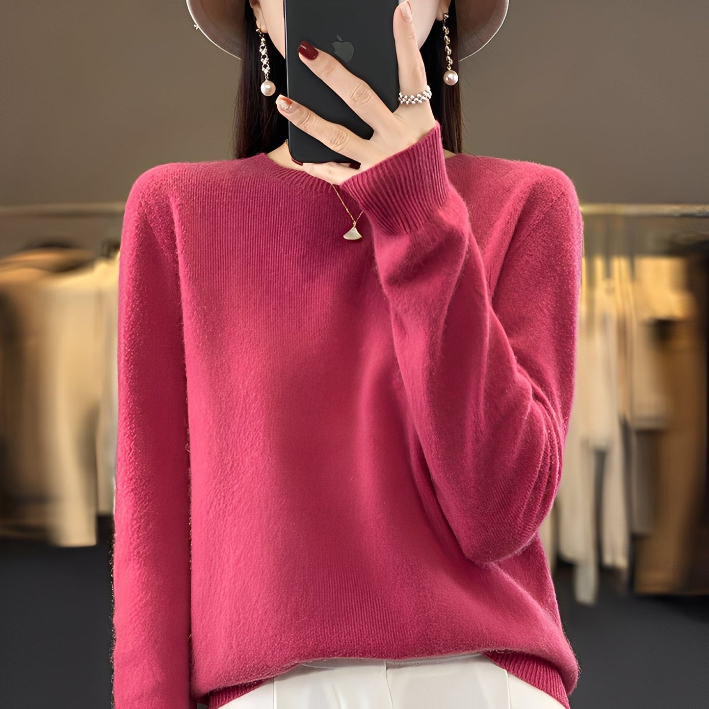 Cheyanne - Stylový kašmírový svetr pro ženy