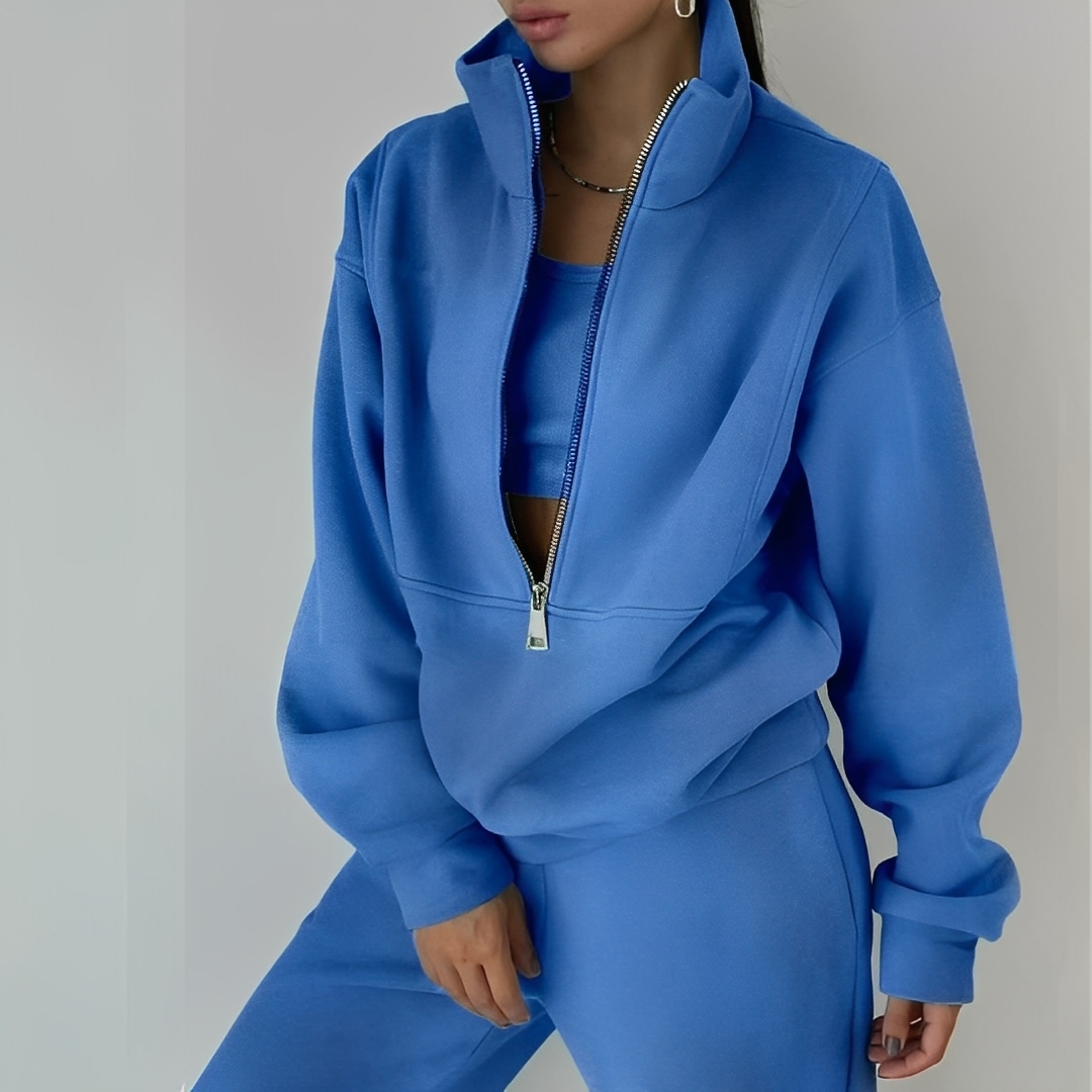 Mélissa - Souprava dvou kusů oversize pohodlná z teplákoviny