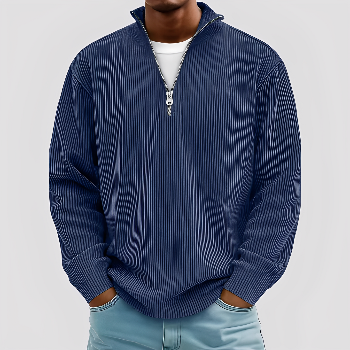 Henry - Moderní, pohodový, pánský teplý svetr