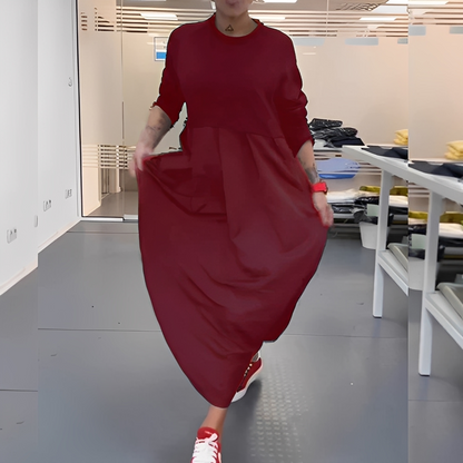 Gisèle - Šaty s kulatým výstřihem pro ženy