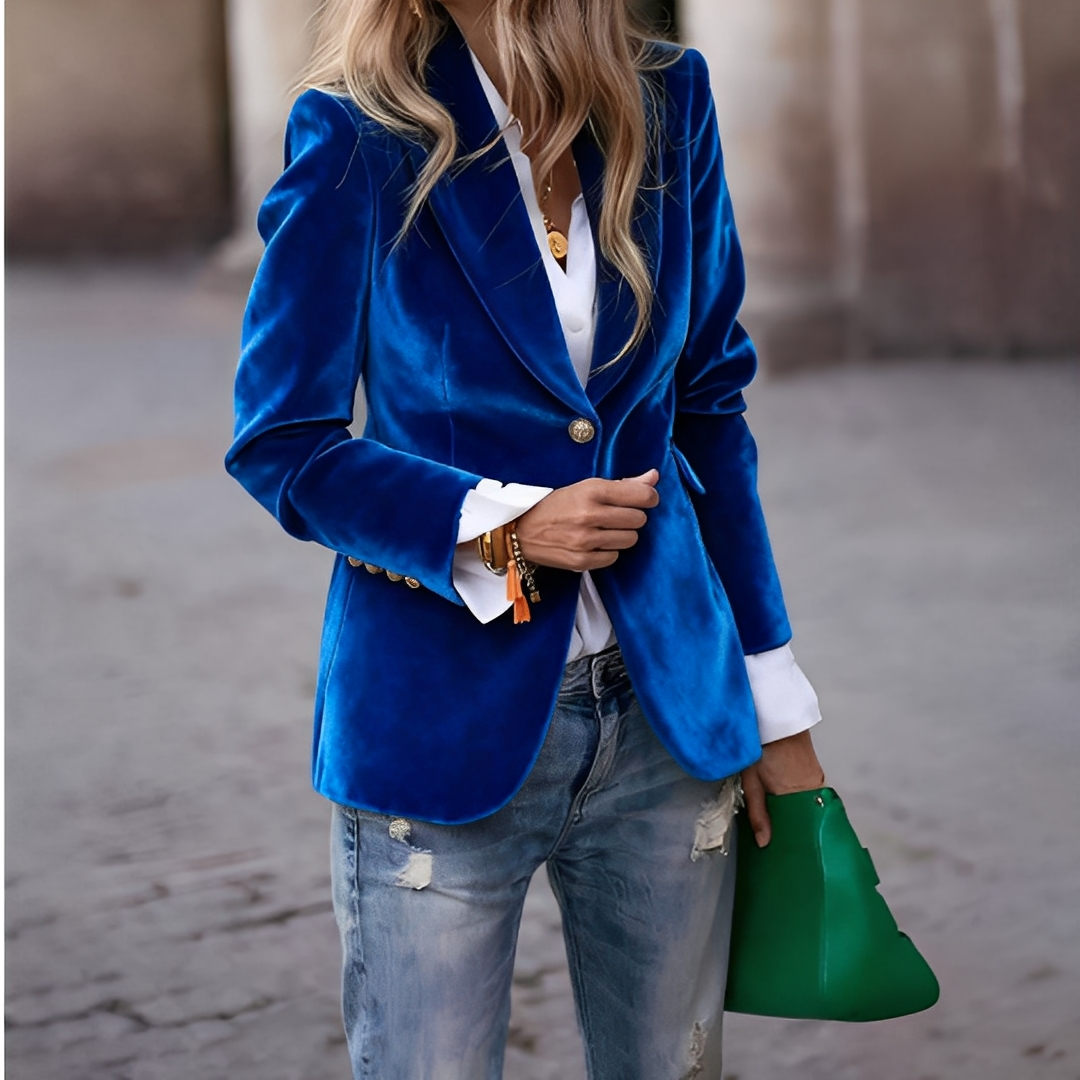 Lyliane - Klasická ležérní knoflíková bunda pro ženy