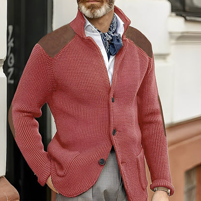 Caleb - Slim, komfortní pánský pletený svetr