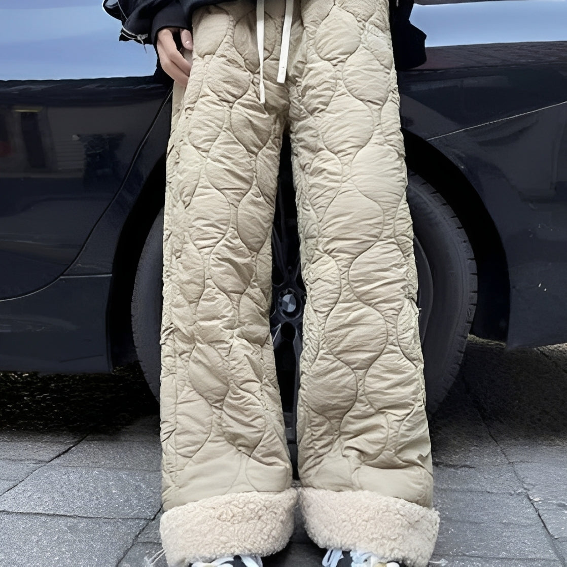 Charlie - Teplé a vyteplené fleecové kalhoty pro muže