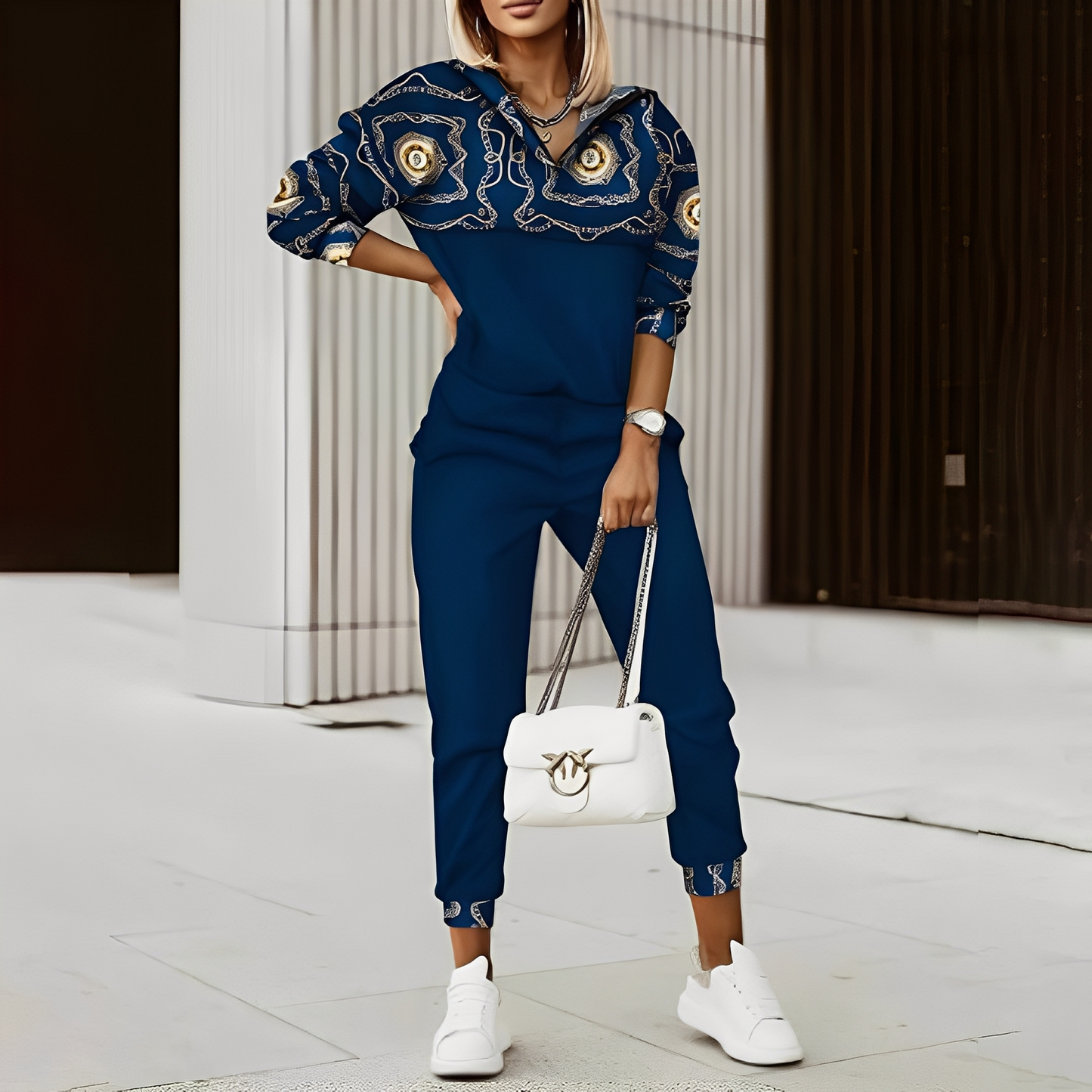 Hollie - Dámské teplákové oblečení se zipem