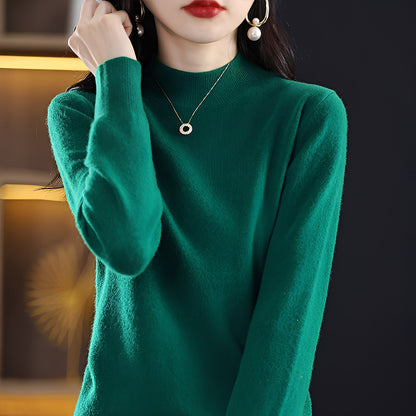 Natille - Příjemný kašmírový svetr z vlny pro ženy