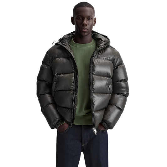 Darrel - Stylová dámská bunda s kapucí z peří