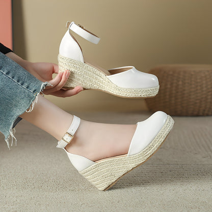 Yasmine - Dámské stylové klínové sandály