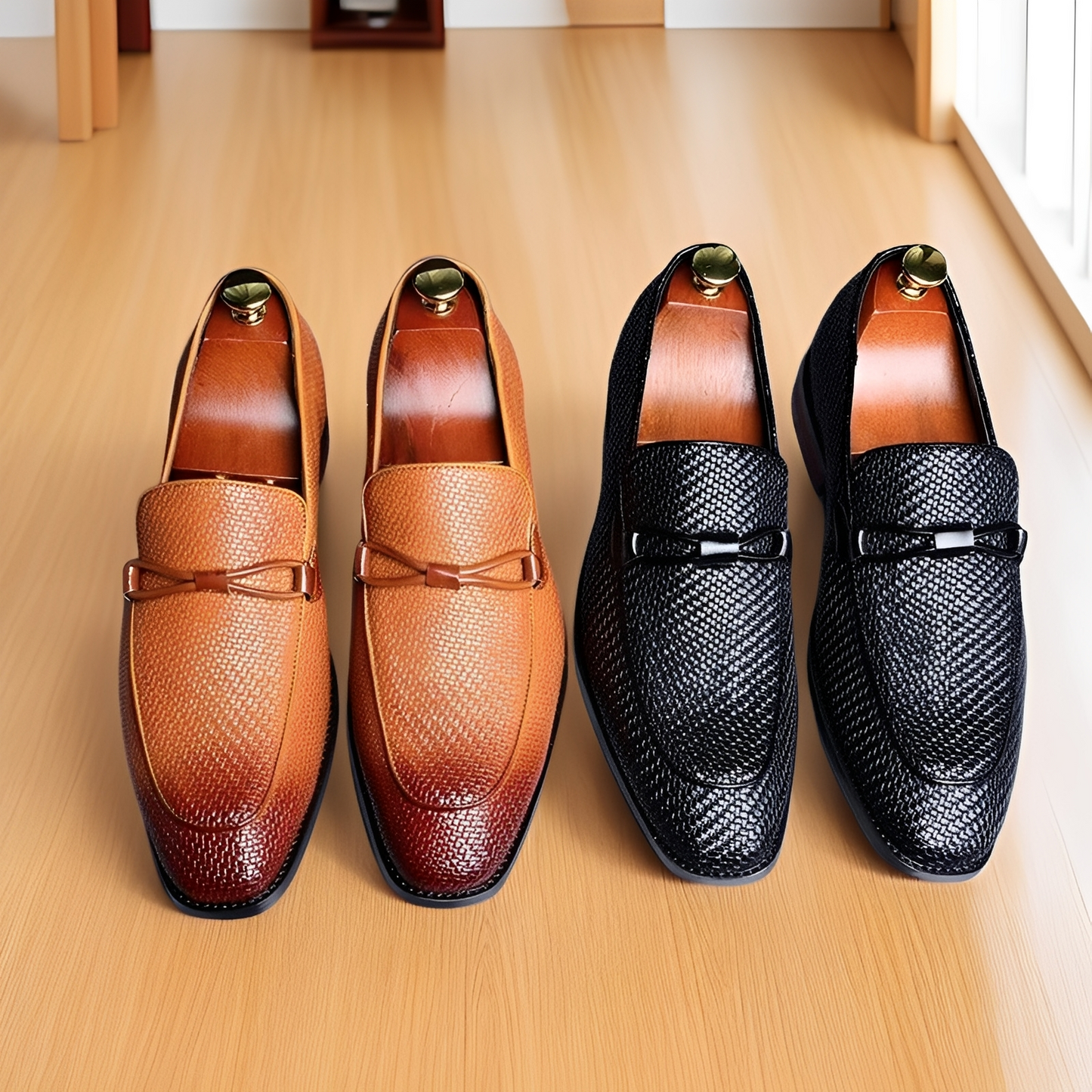 Phillip - Stylová business-Oxford-slipper pro muže