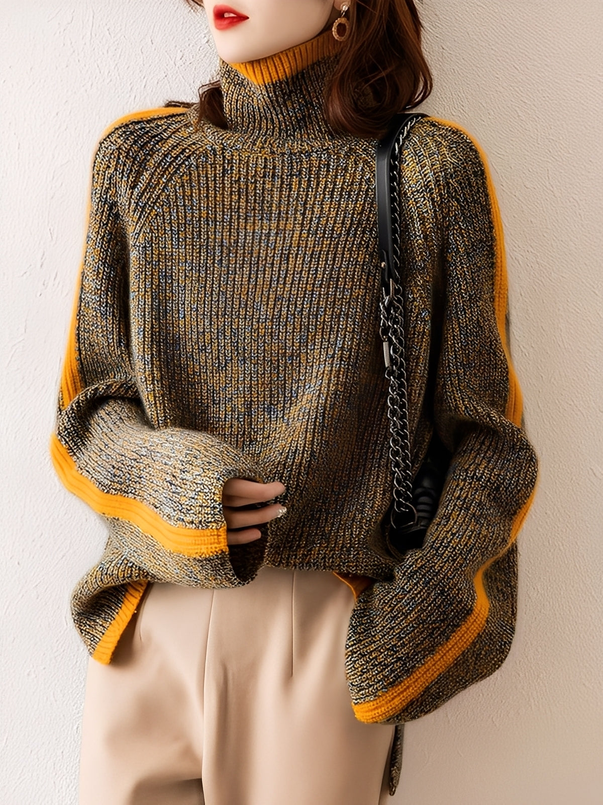 Suzanna - Moderní, volně pletený svetr pro ženy