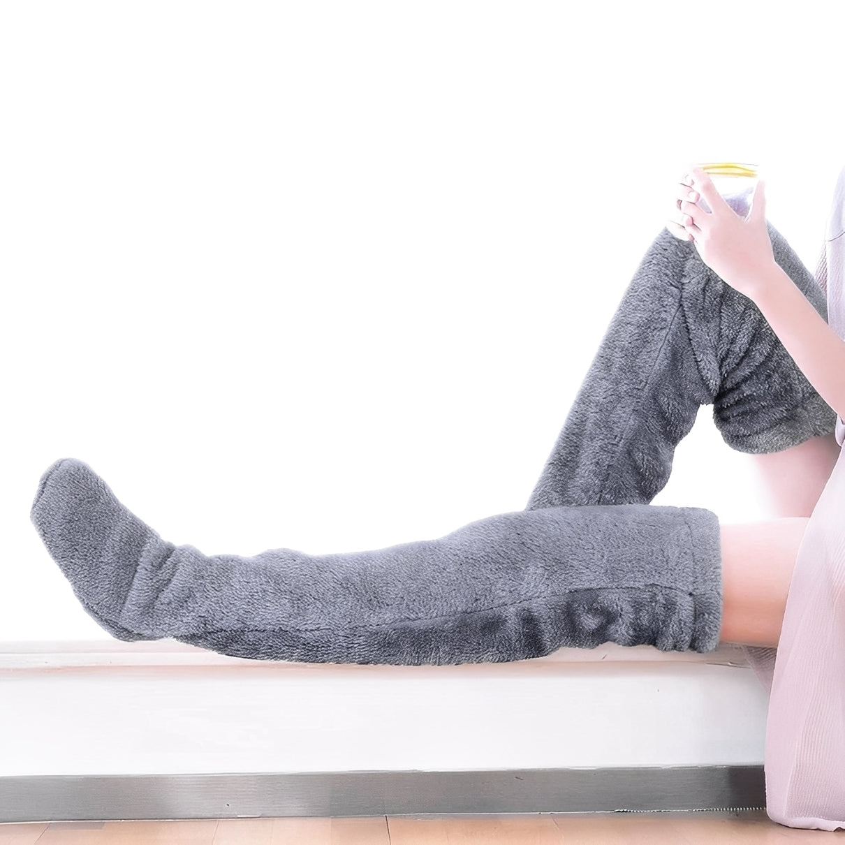 Hayden - Hřejivé, silné noční ponožky pro ženy