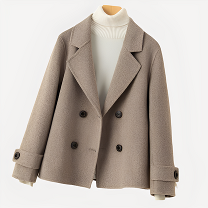 Sofia - Stylový krátký kašmírový kabát pro ženy