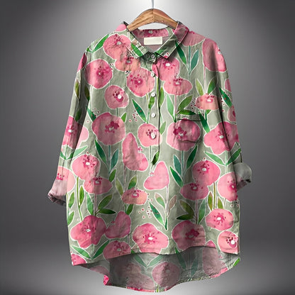 Garance - Klasická dámská halenka s dlouhými rukávy