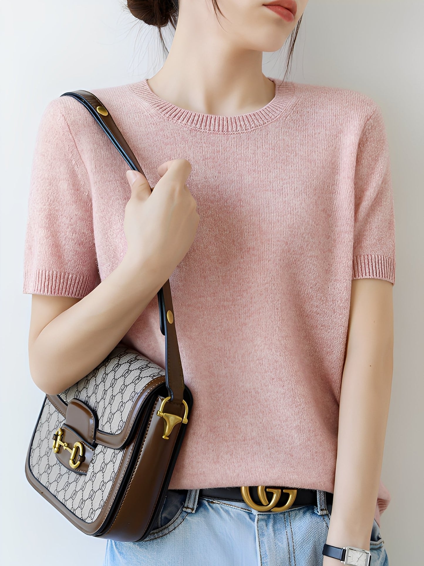 Blandine - Svetr s krátkými rukávy pro ženy