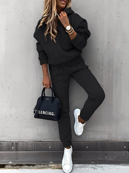 Dianna - Trendy teplákový komplet s kapucí pro ženy