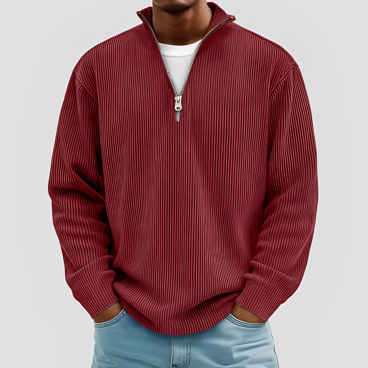 Henry - Moderní, pohodový, pánský teplý svetr