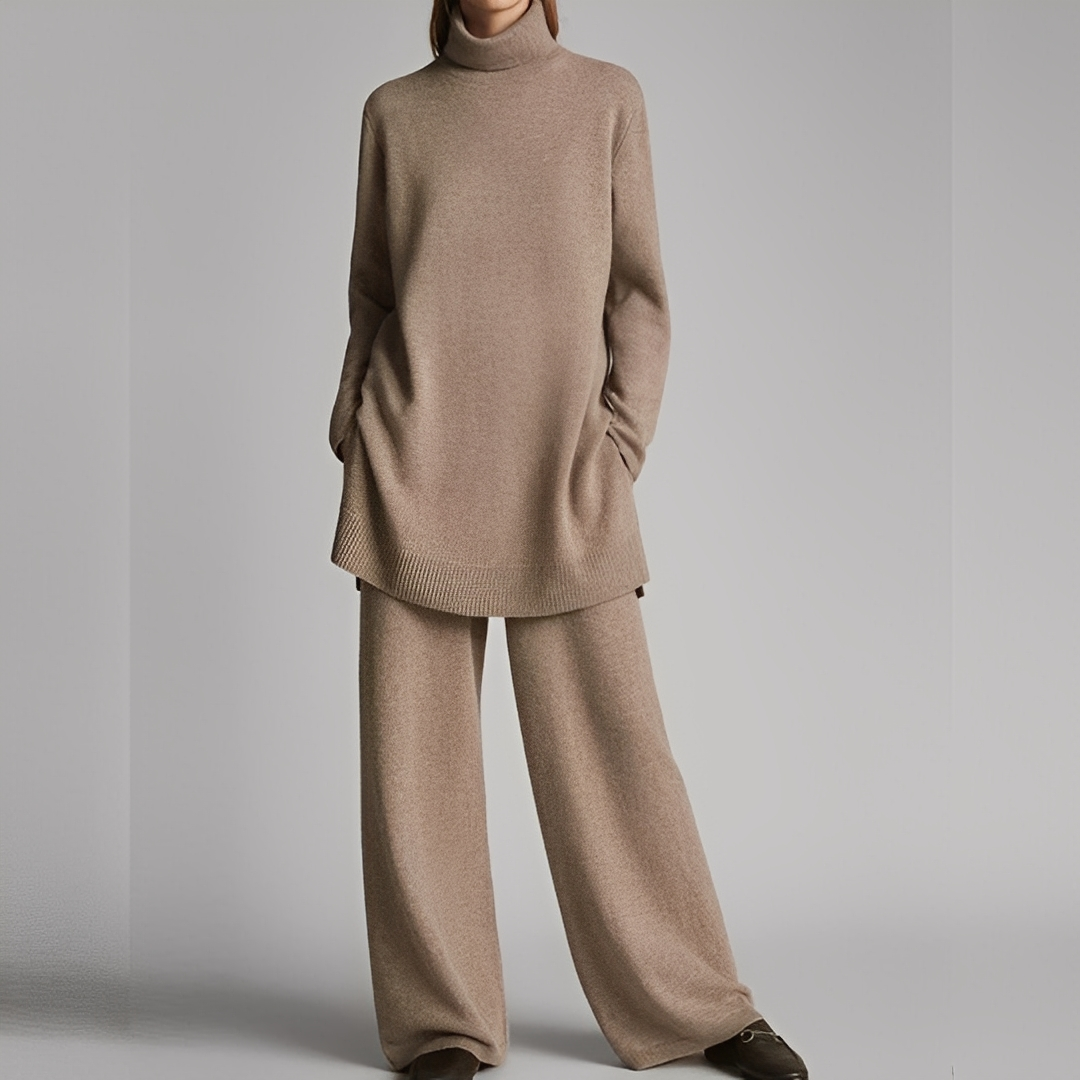 Mireille - Svetr a zimní kalhoty pro ženy souprava