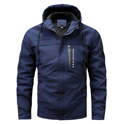 Karl - Pánská univerzální flísová bunda s kapucí