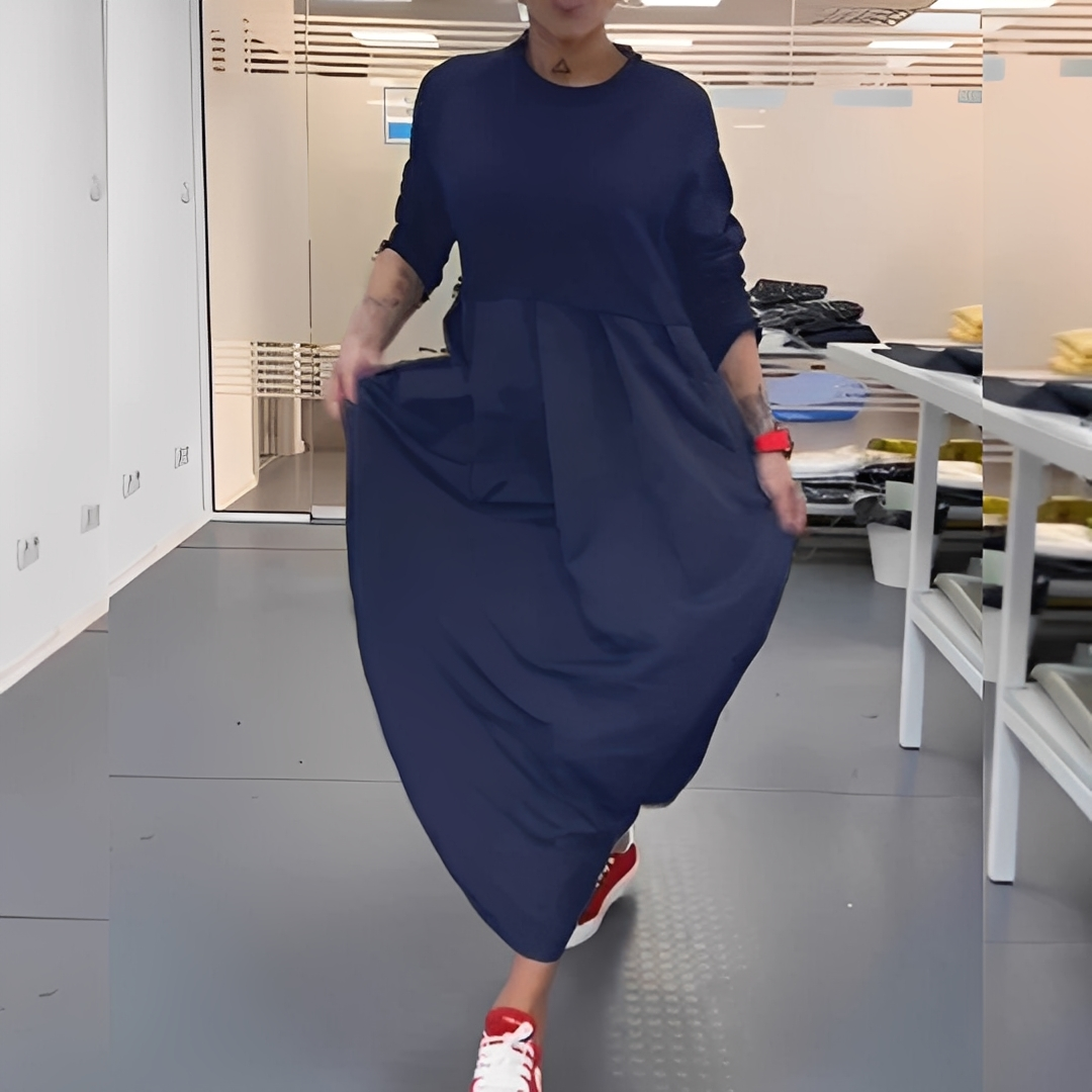 Gisèle - Šaty s kulatým výstřihem pro ženy