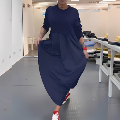 Gisèle - Šaty s kulatým výstřihem pro ženy