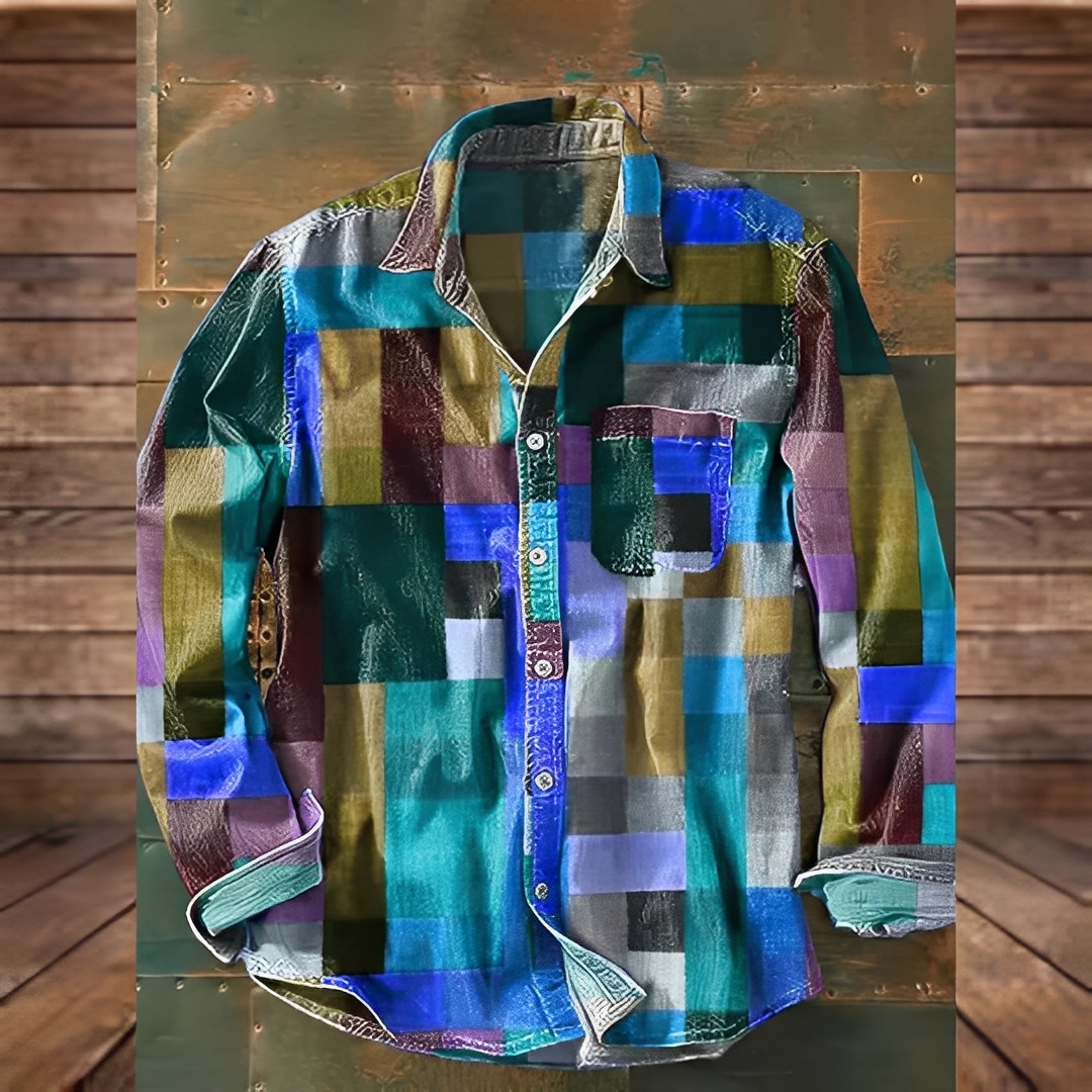 Gontran - Elegantní košile s praktickou kapsou pro muže