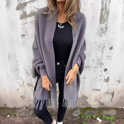 Bethney - Stylová, volně pletená dámská bunda